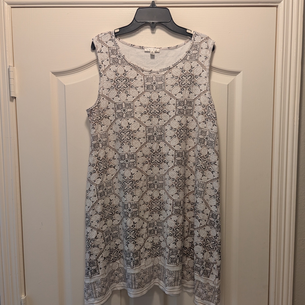 Sophie Max Geometric Patterned Dress